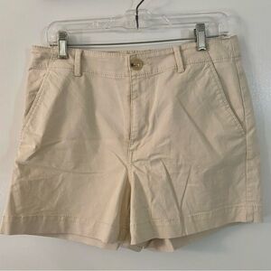 LOFT The Washed Twill Short Women’s Size 8